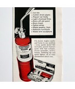 1960 Craftsman Propane Torch Kit Advertisement Sears Roebuck Vintage DWF26 - $28.04 CAD