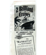 1939 U.S. Cruise Lines Panama Pacific Advertisement Nautical Ship Travel... - $28.11 CAD