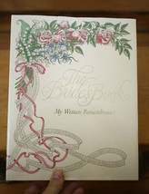 The Brides Book My Wedding Remembrance Wedding Guest Album Record Book B... - $24.99