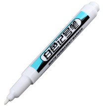 Set of Permanent White Marker Pens in Assorted Sizes for Various Artisti... - £8.23 GBP+