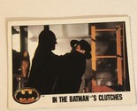 Batman 1989 Trading Card #30 Michael Keaton In Batman’s Clutches - $1.97