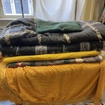 Blanket Comforter Bedspread Lot For / Moving / Furniture Cover / Camping... - £19.78 GBP