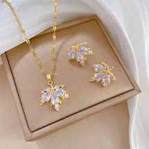 2024 New European and American Women's Jewelry Single Layer Butterfly Necklace F - £15.98 GBP