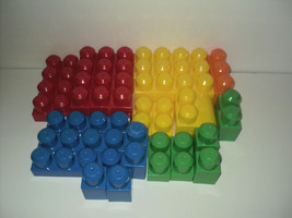 Set of 25 Mega Bloks Toddlers from Ages 1-5 Large & Colorful - $9.89