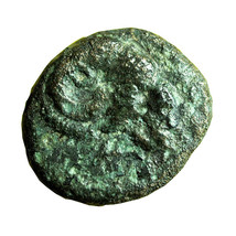 Ancient Greek Coin Kebren Troas AE9mm Apollo / Ram&#39;s Head 00165 - £21.57 GBP