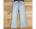Roxy Girl Jeans Girl&#39;s Size 12 Blue Stretch Denim TL17 - $11.38