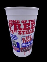 THE BIG TEXAN STEAK RANCH Route 66 Amarillo Texas State Souvenir Plastic... - $327.78 MXN