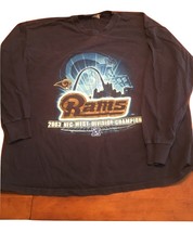 Long Sleeve Ram's T-Shirt NFC West Champions 2003-(T-Shirt is Lee Brand) 2XL - $15.00