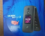 TracFone Alcatel MyFlip 2 4G LTE Prepaid Flip Phone - Black  - $23.33