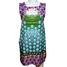 Yoana Baraschi Dress Women&#39;s Size 2 Small Multicolor Sleeveless Whimsica... - $30.18