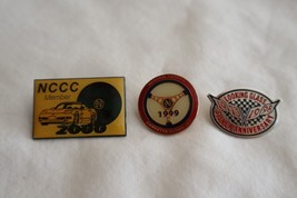 3 Corvette Club 1999 2000 National Council Pin Hat Lapel NCCC Looking Gl... - $267.48 MXN