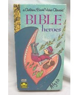 Golden Book Classic BIBLE HEROES VHS VIDEO 1990 Jonah Noah&#39;s Ark David &amp;... - $271.23 MXN