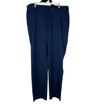 Apt. 9 Mens Navy Slim Fit Dress Pants Polyester Viscose Blend - £14.30 GBP