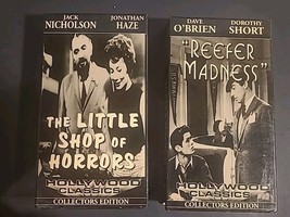 VHS Classics 1960 Little Shop Of Horrors &amp; 1936 Reefer Madness - £8.92 GBP