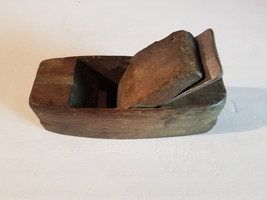 Antique Wood Coffin-Shaped Smoothing Plane Late 1800s - $24.33