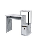 Lyphre Computer Desk, Antique White & Black Finish - €110,78 EUR Lyphre Computer Desk, Antique White & Black Finish - €110,78 EUR