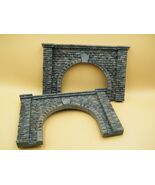 OO(HO) 2x Scale Cut Stone style Tunnel Portals entrance #1 - plastic, pa... - $23.35