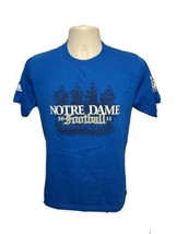 2011 Adidas Notre Dame Football Cheer for Old ND Adult Small Blue TShirt - £15.63 GBP