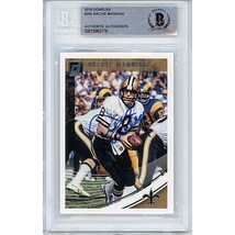 Archie Manning New Orleans Saints Auto 2018 Donruss On-Card Autograph Beckett - £106.55 GBP