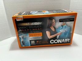 CONAIR Extreme Steam Handheld Fabric Steamer Dual Heat Versatile Portabl... - £8.17 GBP