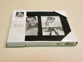 Malden International Designs 3 12&quot; x 5&quot; Double Black Picture Frame (NEW) - $9.85