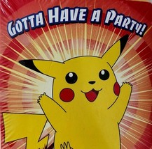 Pokémon Pikachu Birthday Invitation Cards NOS New Sealed Vintage 10 Card... - $49.99