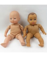 Circo Plush Baby rubber Doll Girl and Baby Boy from JaKKS Pacific 1998 8&quot;  - $36.62