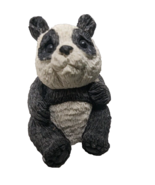 Stone Critter Littles Panda Bear Figurine Figure Made in USA No Sticker ... - $12.62