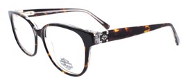 Harley Davidson HD0558 052 Women&#39;s Eyeglasses Frames 51-15-145 Dark Havana - £40.47 GBP