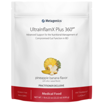 Metagenics UltraInflamX Plus 360 Pineapple Banana Flavor (21 oz) Medical Food  - £79.92 GBP