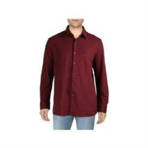 Bar Iii Mens Solid Collared Work Dress Shirt, Size XL - $17.82