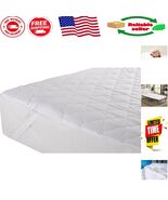 Quilted Cot Size Mattress Pad 30x75 - Breathable and Washable Comfort - $738.34 MXN