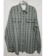 Columbia XL Shirt Great Color 100% Cotton Flannel Dry Cleaned Heavily St... - $23.07 CAD