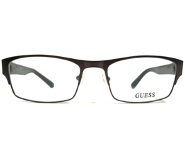 Guess Eyeglasses Frames GU 1760 GUN Black Brown Rectangular Full Rim 48-17-130 - £35.09 GBP