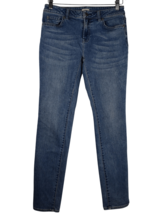 Cremieux Mid Rise Skinny Whiskered Five Pocket Stretch Blue Jeans Womens... - £36.58 GBP