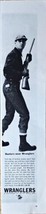 Mens Wranglers blue jeans hunters rifle wear -1962 Vintage Print Ad - €8,78 EUR