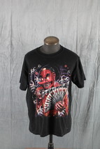 Retro Graphic T-shirt - Tengu Mask Warrior with Fan Big Graphic - Men&#39;s XL - £39.16 GBP