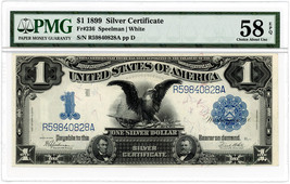 FR. 236 1899 $1 Silver Certificate PMG Choice AU58 EPQ - £399.53 GBP