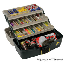 Plano Three-Tray Fixed Compartment Tackle Box - £27.49 GBP