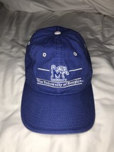Vintage The Game Memphis State Tigers MSU Authentic Blue Adjustable Cap Hat - £19.46 GBP