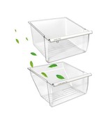 2pcs Upgraded 2188656 (Upper)&amp;2188664 (Lower) Fridge Crisper Bin Compati... - $142.45 CAD