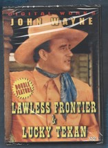 Factory Sealed  DVD-John Wayne-Lawless Frontier &amp; Lucky Texan - £7.23 GBP