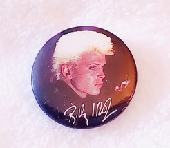 Billy Idol Retro Pinback 1.25&quot; Button/Pin Rebel Yell/White Wedding - $1.82