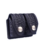 New HKS 203 Speedloader Case BW Large Basketweave B/W  Black - $22.25 CAD