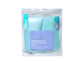 Bliss 2 Pk Microfiber Hair Turban Duo Multi spa ap - $19.77