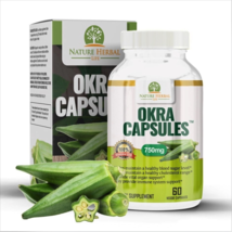 OKRA CAPSULES. Whole Body Wellness and Blood Sugar Support Supplement - £19.63 GBP