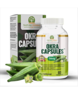 OKRA CAPSULES. Whole Body Wellness and Blood Sugar Support Supplement - £19.65 GBP