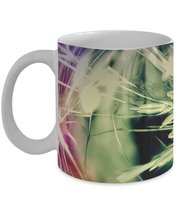 Snowflake Coffee Mug - Colorful Winter Scene 11 oz. Ceramic Tea Cup - £11.78 GBP+