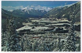 Alberta Postcard Banff In Winter Bow Valley - $2.05