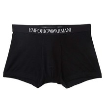 Emporio Armani Black Men&#39;s Boxer Brief Stretch Cotton Underwear Lingerie XL - $448.46 MXN